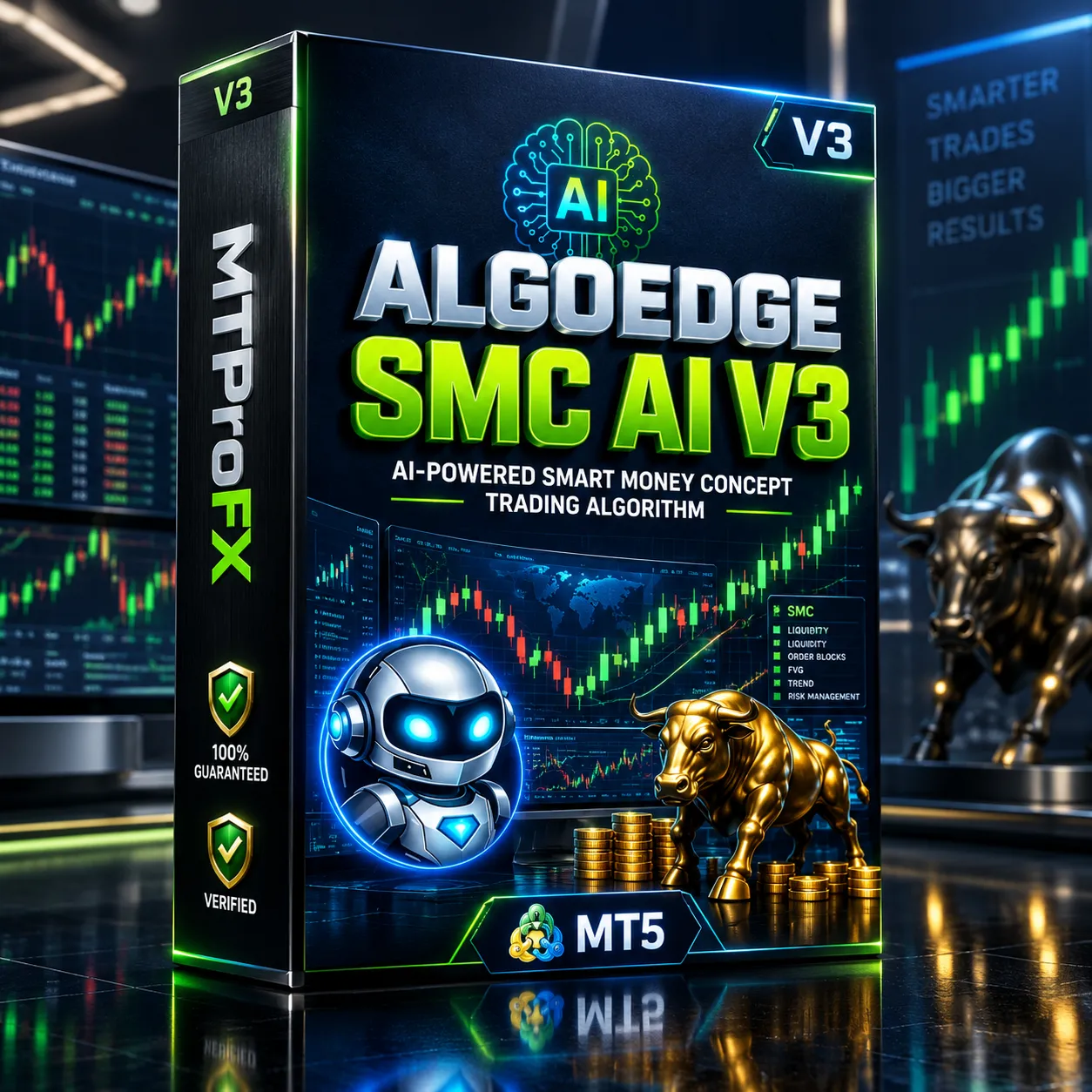 AlgoEdge SMC AI EA V3 MT5: Advanced Smart Money Concept Forex Robot Guide