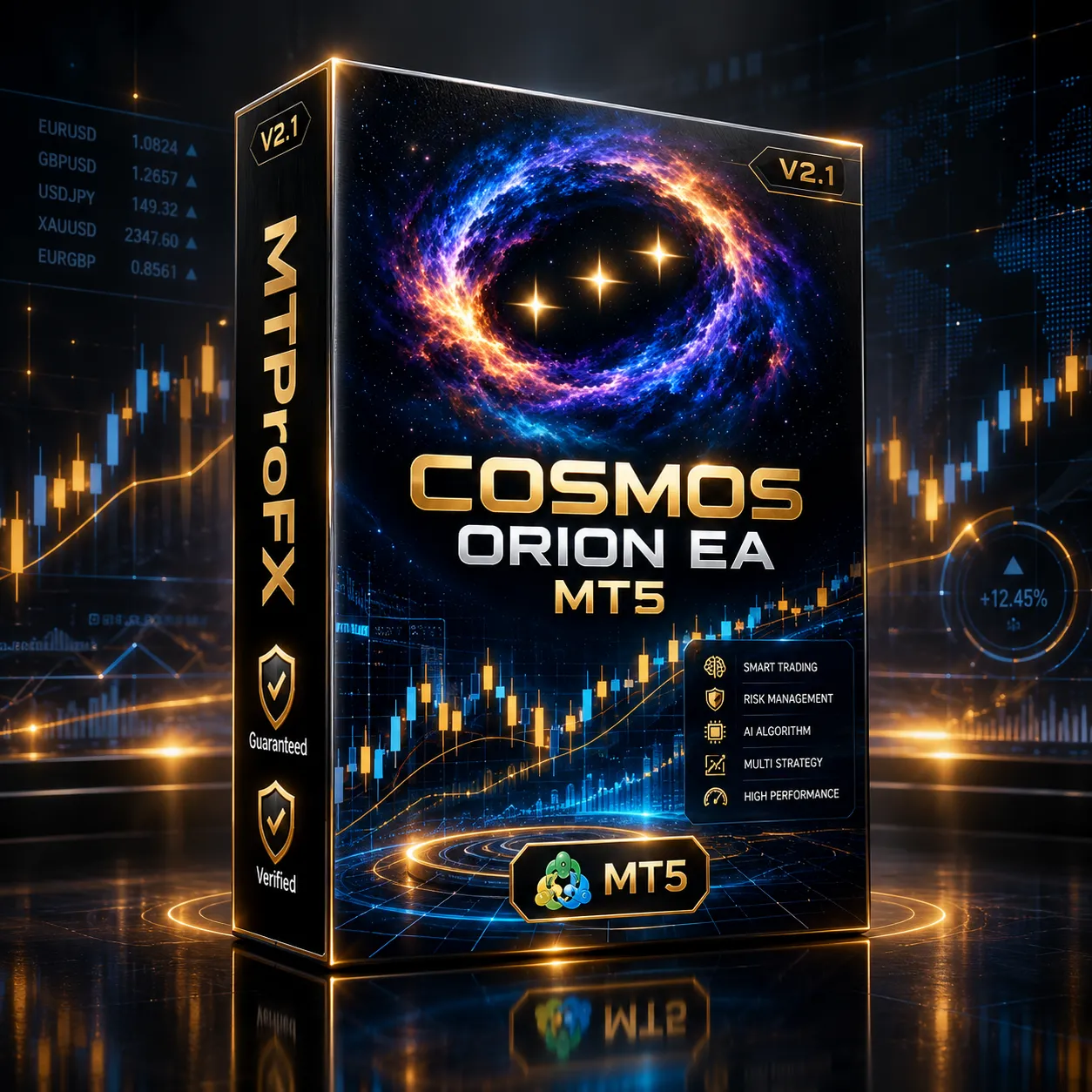 Cosmos Orion EA MT5 V2.1 – Smart Gold Trading Automation for MT5