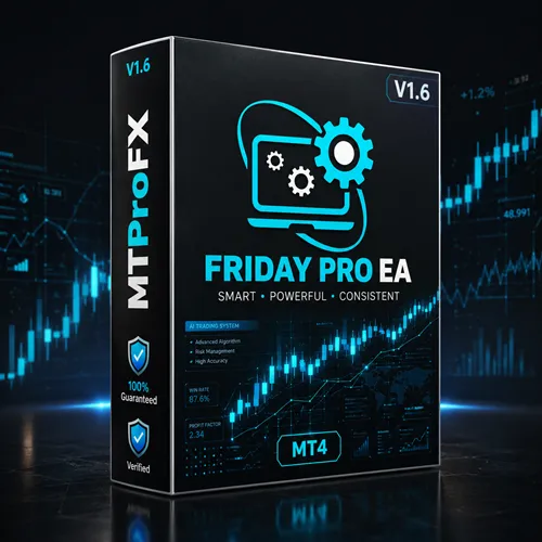 Friday Pro EA MT4 V1.6 – Myfxbook Verified Forex Trading Robot | Automated Expert Advisor