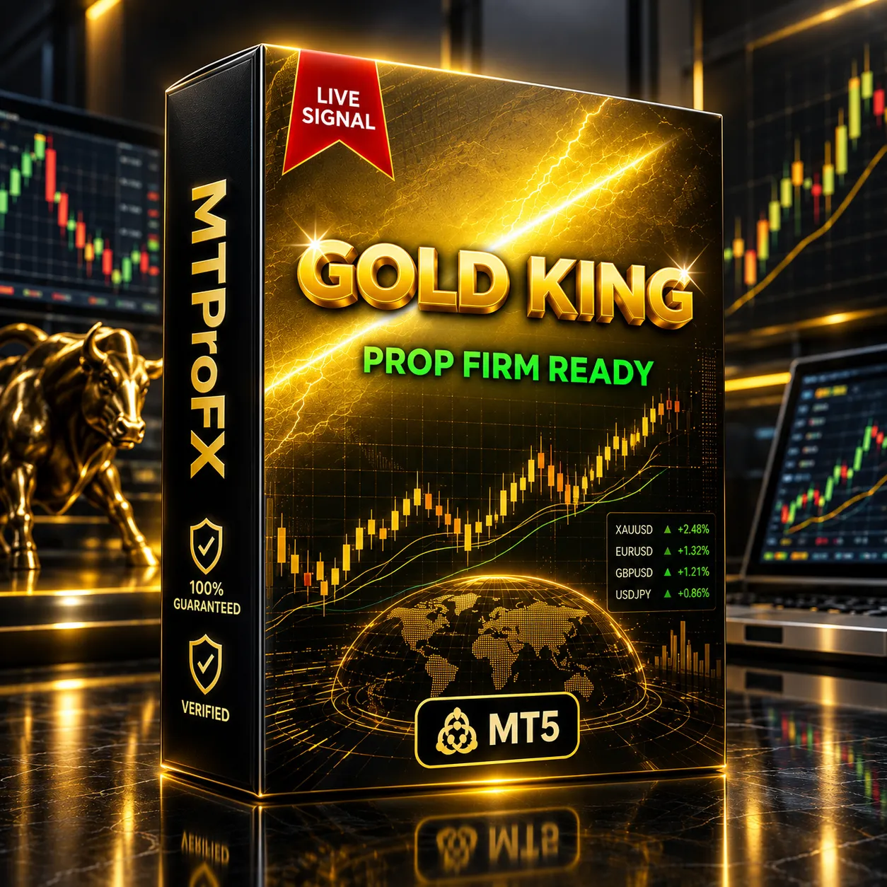 Gold King AI EA MT5 – Smart Automated Forex Trading Expert Advisor