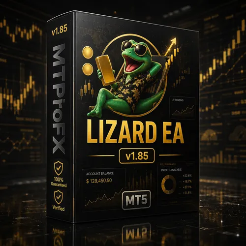 Lizard EA MT5 v1.85 – Automated Forex Trading Expert Advisor | Myfxbook Verified