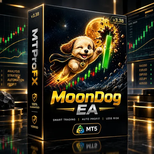 MoonDog EA MT5 v3.38: Advanced XAUUSD Breakout Trading Robot for Gold