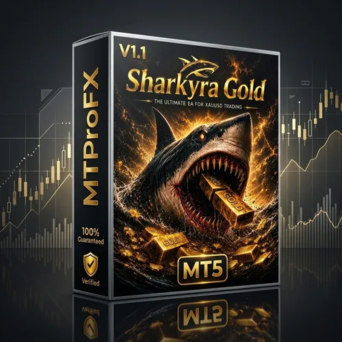 Sharkyra Gold EA MT5 V1.1 – Myfxbook Verified Scalping Gold Trading Robot for MetaTrader 5