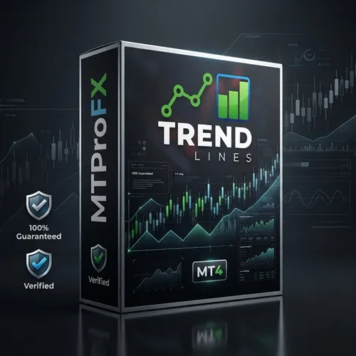 Trend Lines Pro Indicator MT4 – Myfxbook Verified Trend Trading Tool for Forex | Best Support & Resistance Indicator