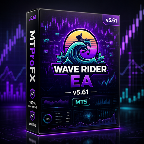 Wave Rider EA MT5 v5.61 – Scalping, Trend & Automated Forex Trading Expert Advisor